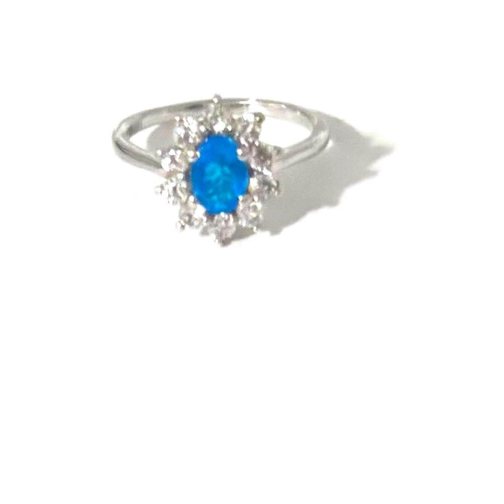 Neon appetites moissanite halo ring